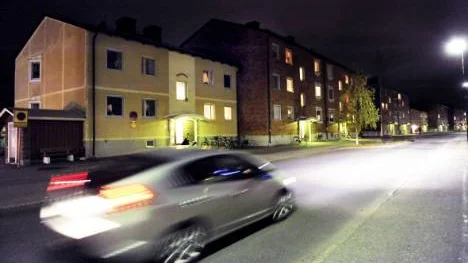 Brottsplats Edeforsgatan. En pojke i 15-20-årsåldern utsattes för en grov misshandel vid ett bråk på Örnäset på fredagkvällen.FOTO: Bengt-Åke Persson