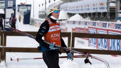 Lina är laddad för teamsprinten.