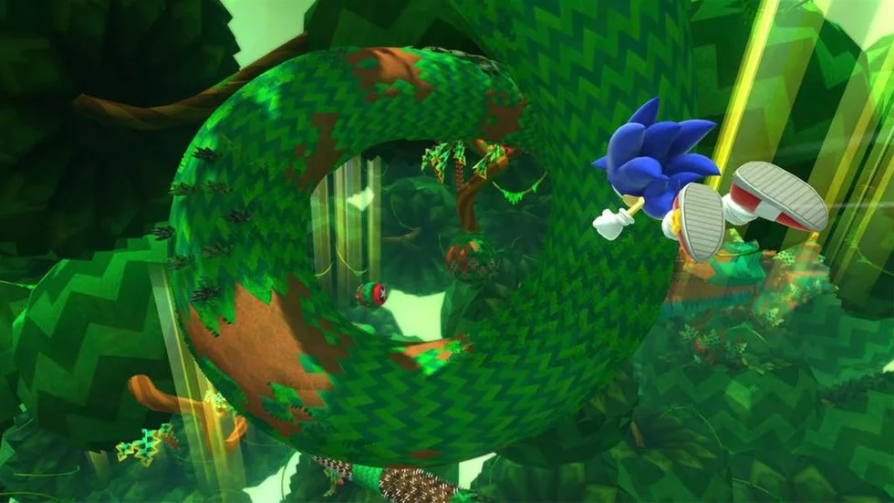 Nivåerna i Sonic: Lost World är stundtals riktigt lekfulla.