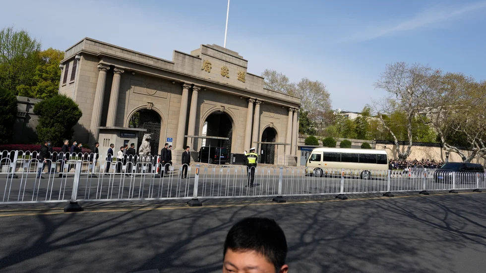 Arkivbild från Jiangsus provinshuvudstad Nanjing i mars.