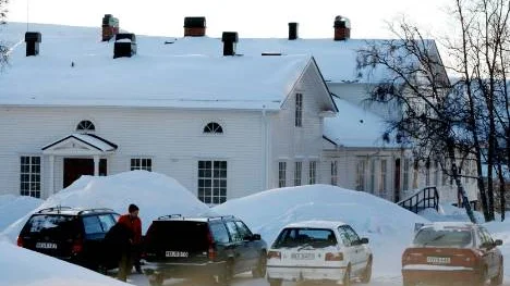 Centralgården ägs av Kiruna kommun och hyrs av Tusen toner. Nu vill musikföreningen ta över gården.FOTO: HANS STERNLUND