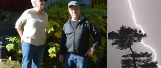 Blixten slog ned hos Ingemar och Ulla i Laxne: "Man blir ju väldigt chockad" ✓Eldklot i källaren ✓Tryckvåg genom byn ✓Uppgrävd tomt