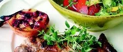 Grillat med lätta tillbehör