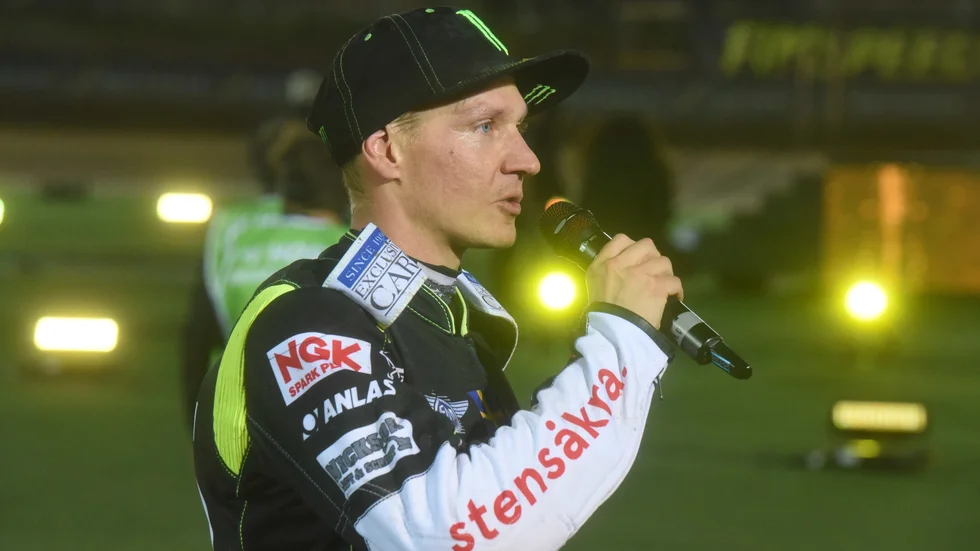Fredrik Lindgren tog sin tredje pallplats i årets GP-serie när han blev trea i Gorzwow.