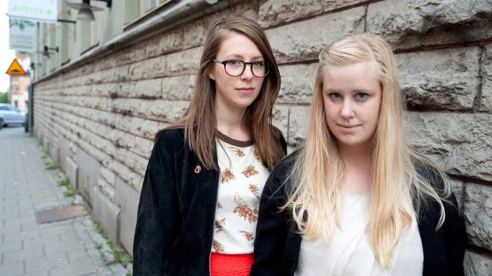 Luntgatan girls. Maria Stenström och Anna Lång.