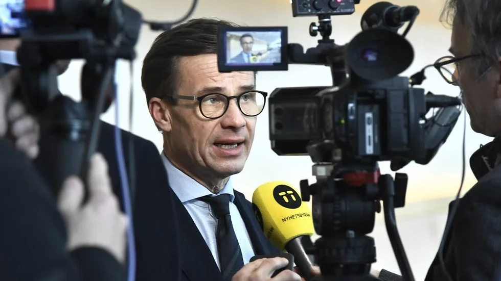 I ropet. Moderatledaren Ulf Kristersson kan glädja sig åt goda opinionssiffror, men (S) är fortsatt störst parti i alla opinionsmätningar.