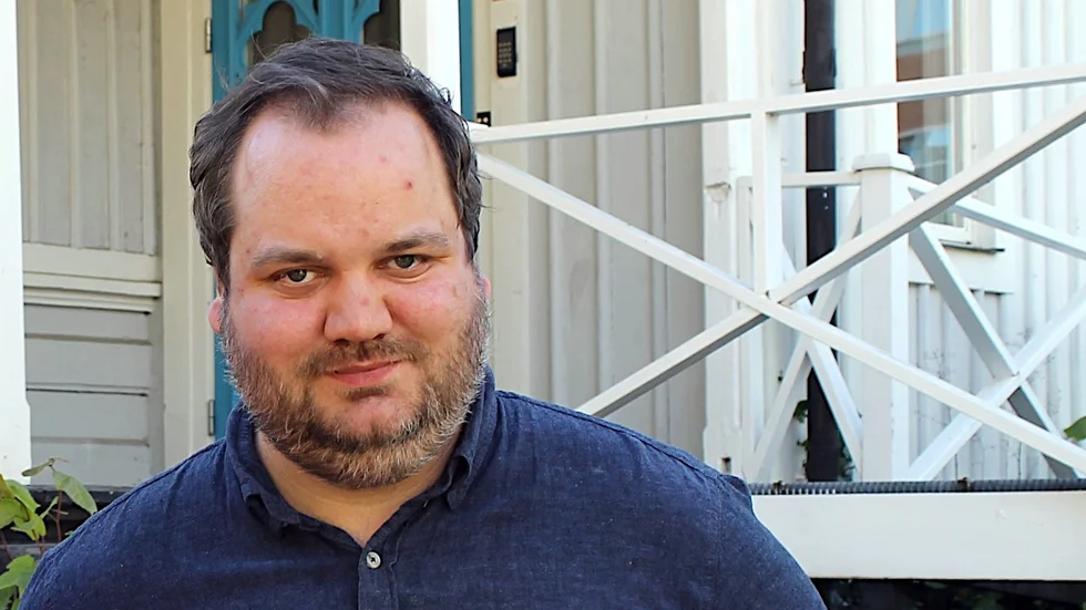 Elias Hallén (MP) är lättad efter att ha sett sluträkningen av valet. 