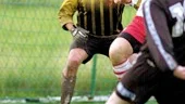 Vikboas målvakt Christian Johansson var duktig mellan stolparna, men kunde inte hindra division II-laget Linköpings FF från att avancera till semfinal i Östgötacupen igår kväll.
FOTO: NICLAS SANDBERG
