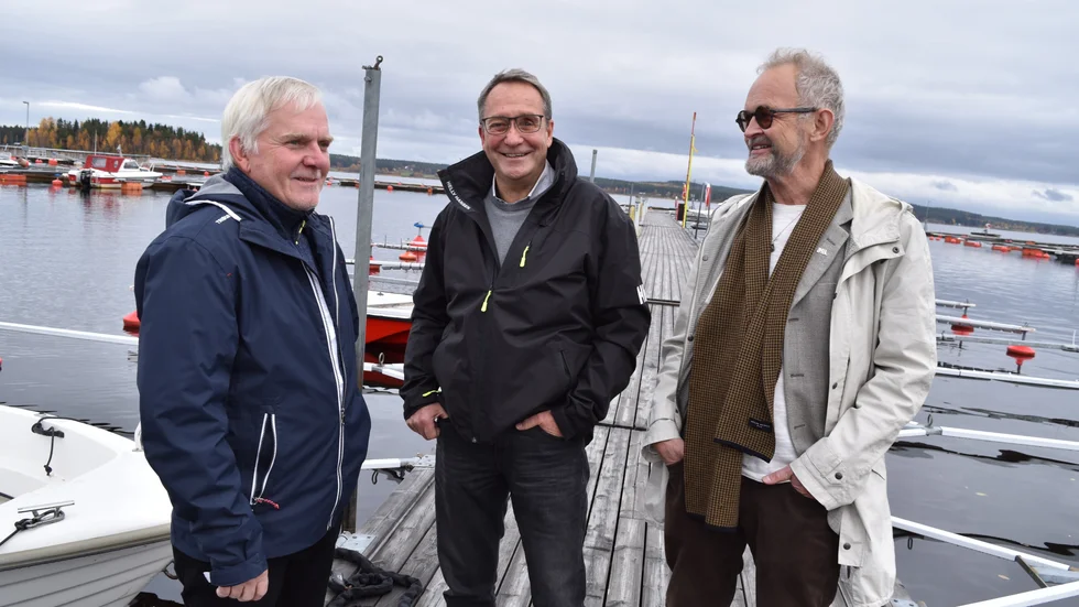  Jan-Erik Landström och Leif Degerman är båda båtägare och engagerade i Bjuröklubbs utveckling. Jan Tarras Wahlberg jobbar ideellt med frågan i Arena Bjuröklubb.