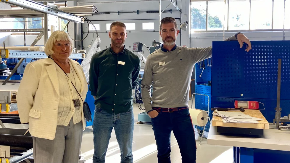 Birgitta Hammar, styrelseordförande för KTC och skolans två rektorer Andreas Fager och David Rytter är glada över skolans två nya yrkesinriktningar som tagits fram efter en önskan från näringslivet.