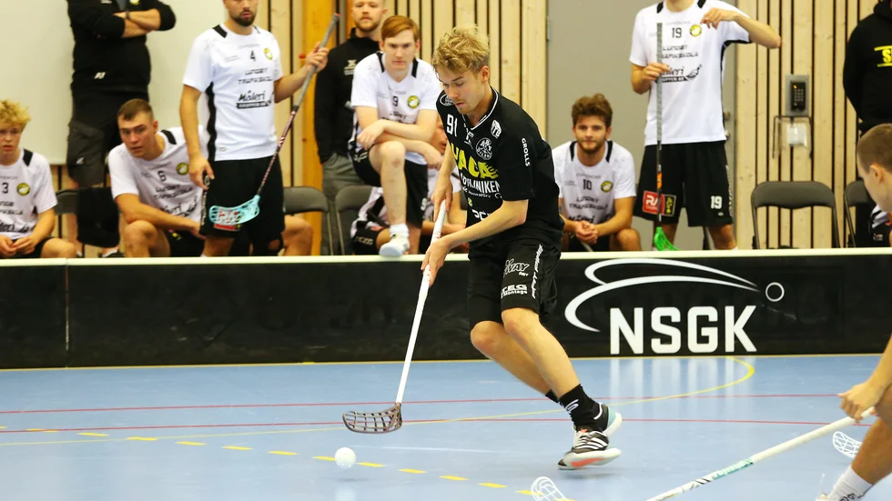 Felix Karlsson gjorde tre mål för Åby.