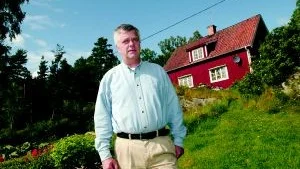 Rånad och på väg att bli mördad. För Johnny Johansson  den där juniförmiddagen en fasansfull upplevelse. I går stod han öga mot öga med de fyra män, som står åtalade för brottet.
FOTO: NICLAS SANDBERG