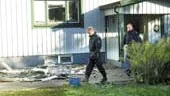 En 32-årig man omkom vid branden i lägenheten på andra våningen i huset på Vikingavägen i Herstadberg tidigt på måndagsmorgonen. Vad som startat branden var igår oklart.	
FOTO: JANNE FORSBY