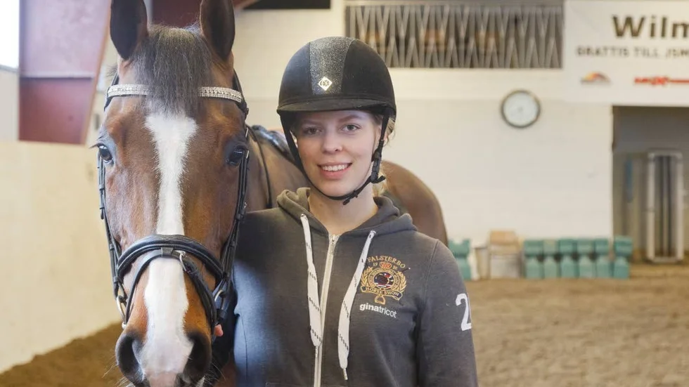KVAL. Wilma Marklund , Piteå RK, lyckades kvala in till Göteborg Horse Show. (arkivbild)