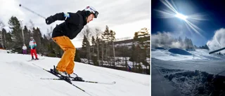 Plusgrader och slask – men snön ligger tjock i Skattmansö