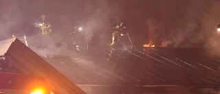 Storbrand i centrala Vagnhärad – 2500 kvadrat i lågor  