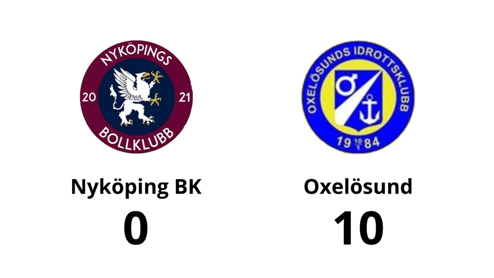 Nyköpings BK förlorade mot Oxelösunds IK