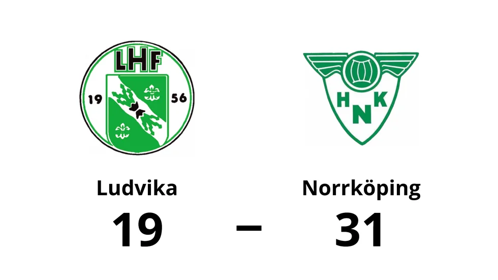 Ludvika HF förlorade mot Norrköping