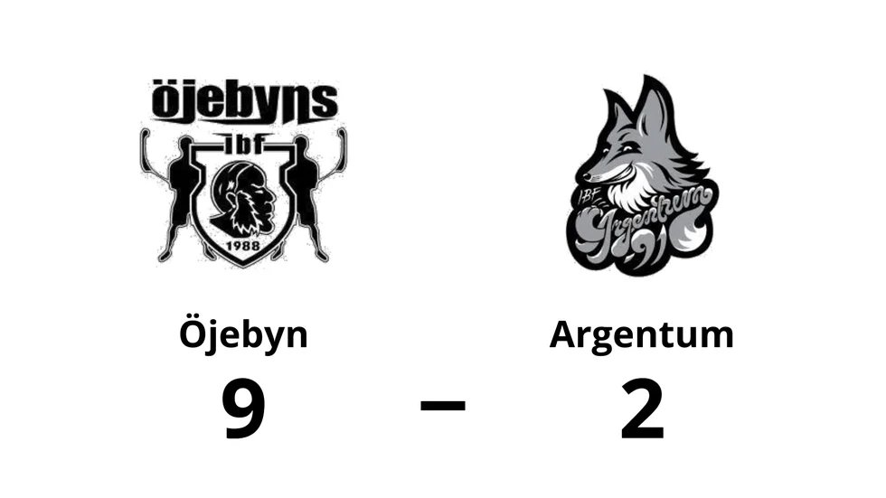 Öjebyns IBF vann mot IBF Argentum 91