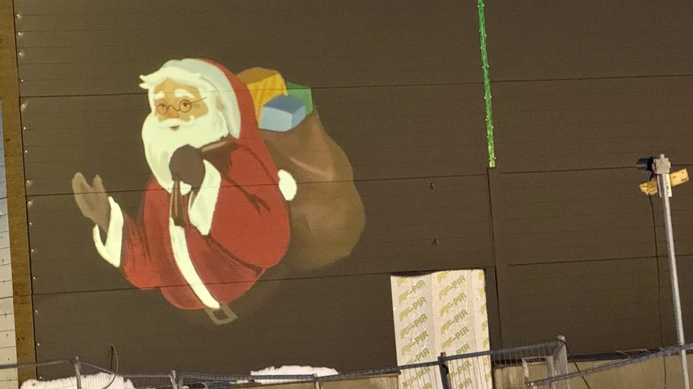 Tomten på väggen