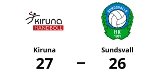 Kiruna bröt tunga sviten mot Sundsvall
