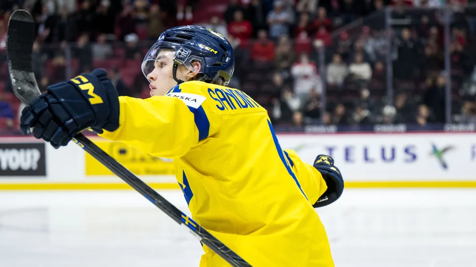 Axel Sandin Pellikka blev historisk i natt när han för andra gången i rad utsågs till JVM:s bästa back.