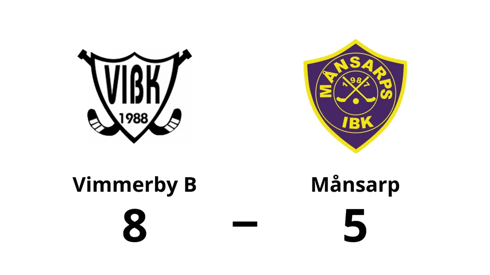 Vimmerby IBK B vann mot Månsarp IBK