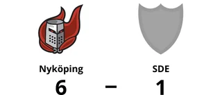 Klar seger för Nyköping – vann med 6-1 mot SDE
