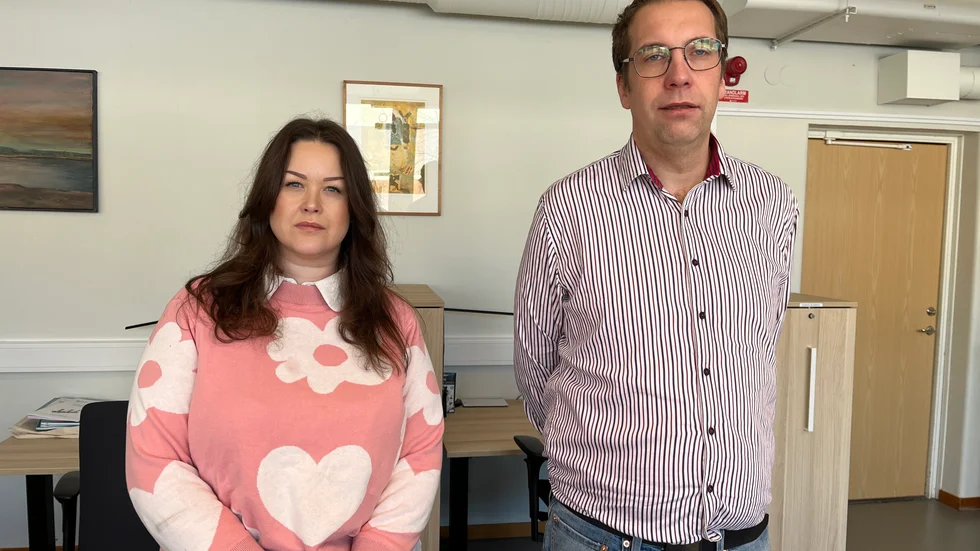 Heidi Alaluusua och Fredrik Johansson på Furuparksskolan i Luleå tar krafttag mot lekar inspirerade av den våldsamma serien Squid game