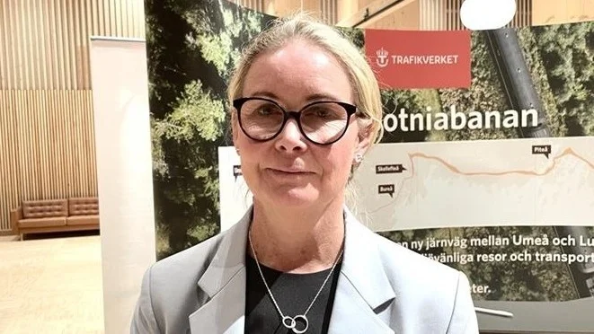 Maria Erlandsson, Trafikverket berättade om närmaste tidens arbete med Norrbotniabanan