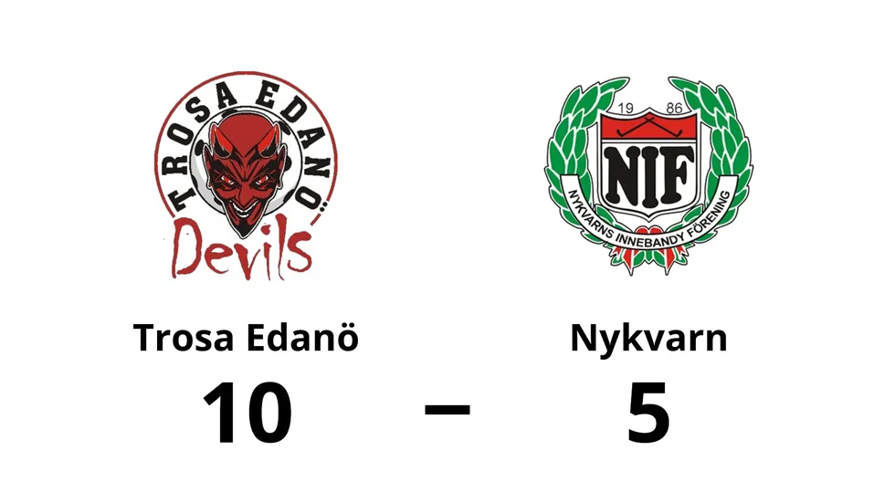 Trosa Edanö IBK vann mot Nykvarn