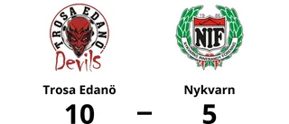Trosa Edanö tog klar seger mot Nykvarn