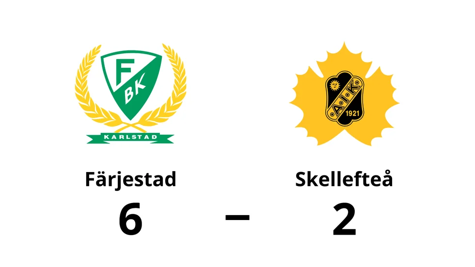 Färjestads BK vann mot Skellefteå AIK