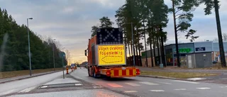 JUST NU: Trafikstopp i rondell – trafiken leds om 