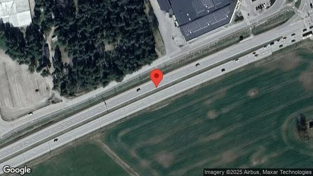 Brinnande fordon påverkar trafiken på väg 55