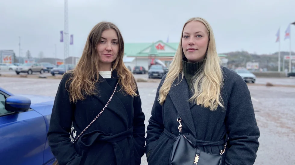 Gnestabon Mikaela Ylönen och Trosabon Ida Nilsson brukar alltid äta på Max men nu valde de Jureskogs istället.