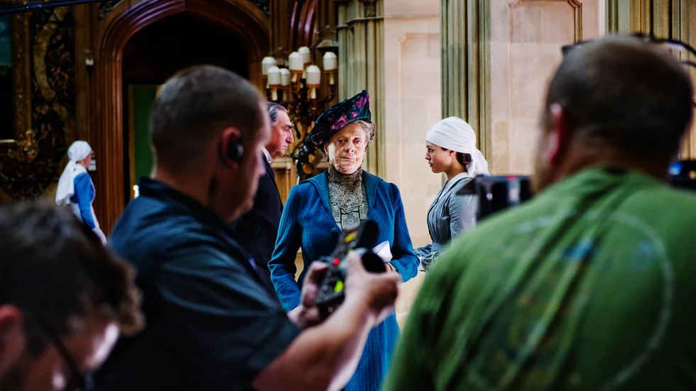 
Maggie Smith som änkegrevinnan i Downton Abbey