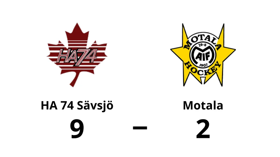 HA 74 Sävsjö vann mot Motala