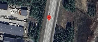 Stopp på E4 på grund av en singelolycka