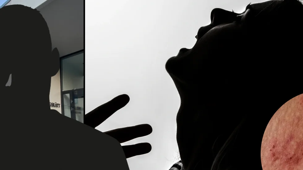 "Hon uppträder påtagligt chockat, är nedstämd och ser ut att ha gråtit", skriver polisen som var på plats när kvinnans sambo häktades. 