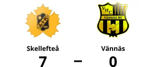 Skellefteå utklassade Vännäs – vann med 7-0