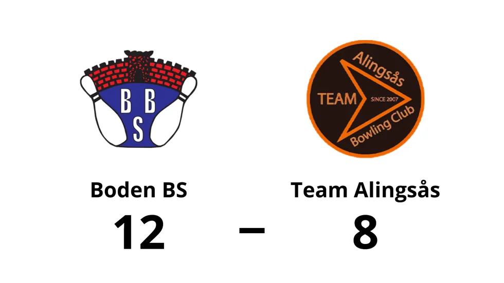 Boden BS vann mot Team Alingsås