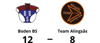 Boden BS vann mot Team Alingsås – Emil Holmberg 956-poänggörare