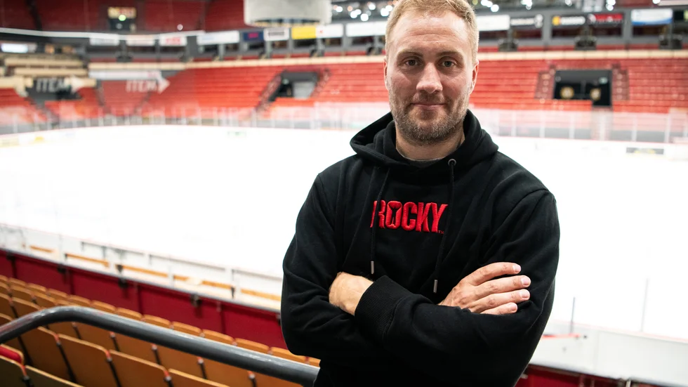 Johan Larsson firar jul i Gävle då det är match redan på annandagen.