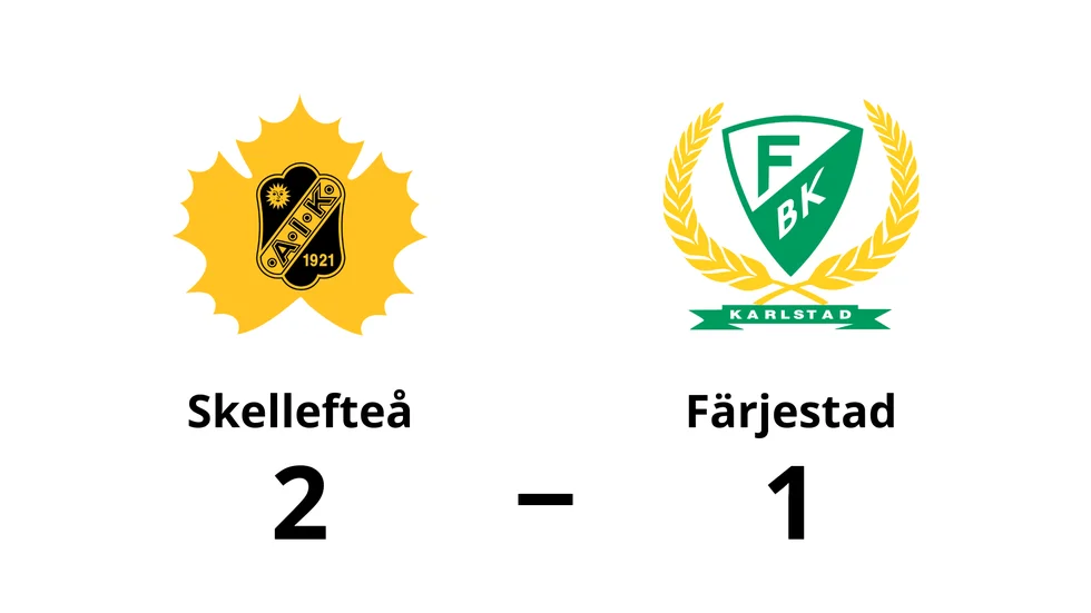 Skellefteå AIK vann mot Färjestads BK