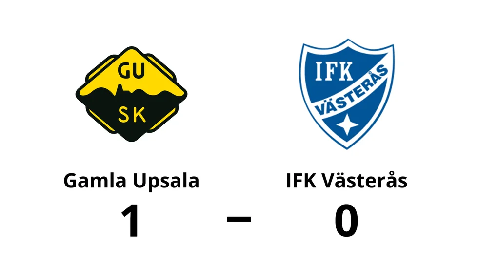 Gamla Upsala SK vann mot IFK Västerås FK