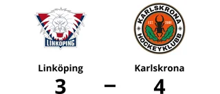 Förlust för Linköping hemma mot Karlskrona