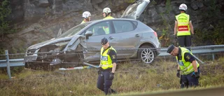 Narkotikapåverkad förare kraschade in i vägräcke – greps