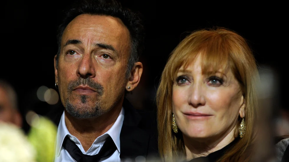 Bruce Springsteen och Patti Scialfa. Arkivbild.
