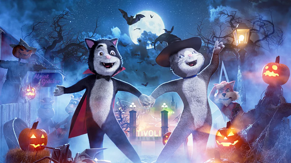 Halloween med Pelle Svanslös.